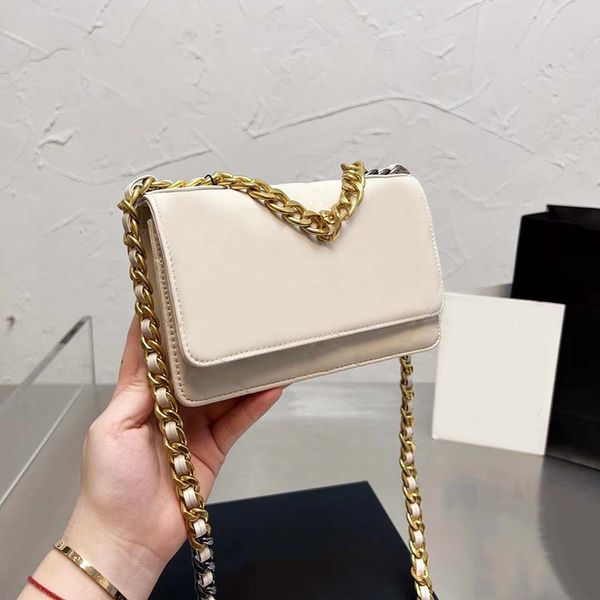 

2022 shoulder bag women handbag genuine leather messenger lady bags chain crossbody purse with box