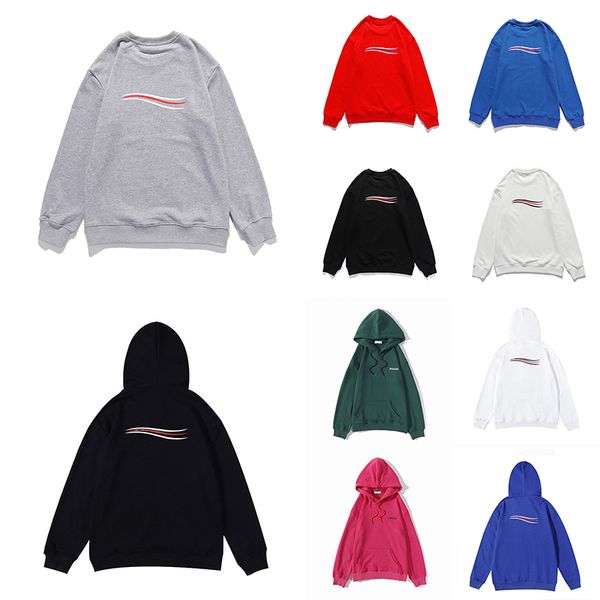 

men's hoodies sweatshirts mens womens designers alphabet print pattern man long hoodie clothing sweaters hip hop cotton clothes, Black
