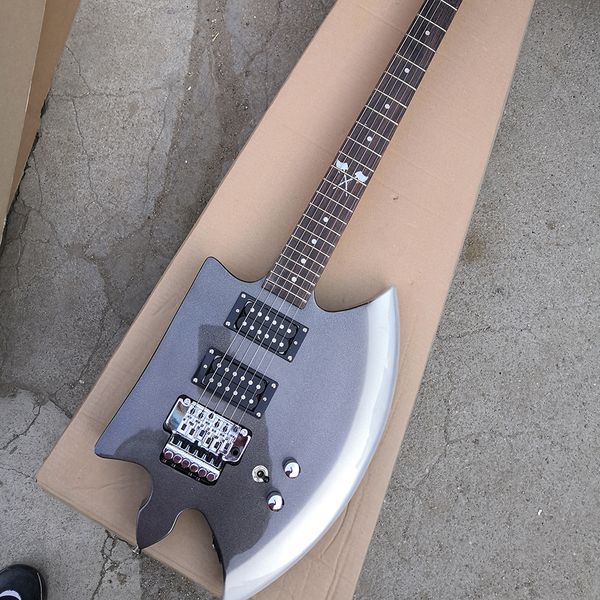 

6 strings axe electric guitar with humbuckers pickups rosewood fretboard