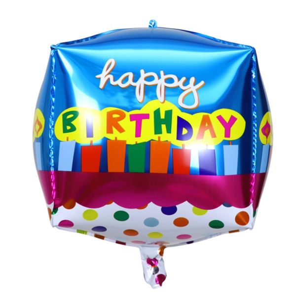 22 Zoll Happy Birthday Folienballon Clown 4D Ball Hochzeitsfeier dekorierte Luftballons