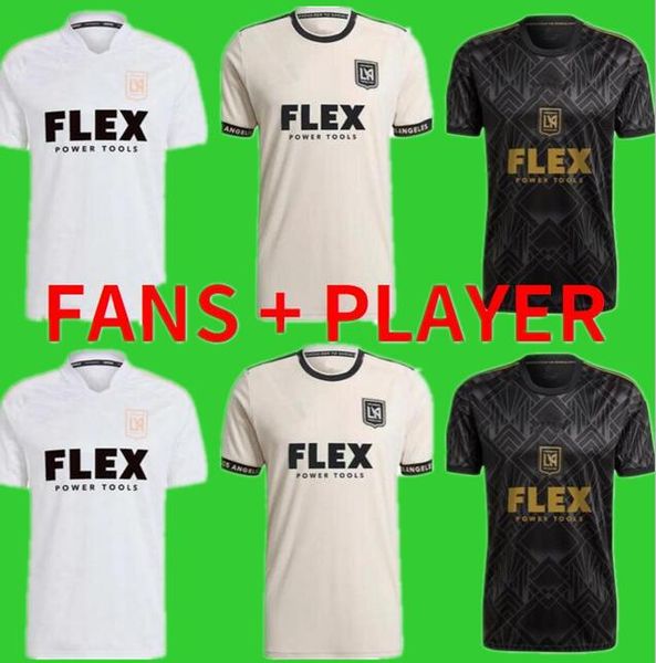 

mls 2022 chiellini 14 lafc soccer jerseys bale 11 player version moon-hwan 33 vela 10 acosta 23 chicho 9 black los angeles fc white primeblu, Black;yellow
