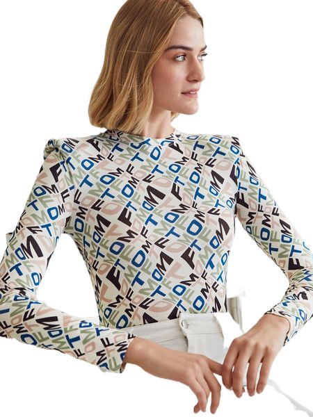 

motf premium slim shoulder pad t-shirt d6zo#, White