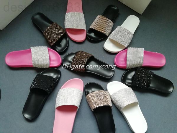 

designer slippers paris sliders mens womens summer sandals beach ladies flip flops loafers black white blue slides chaussures shoes #901