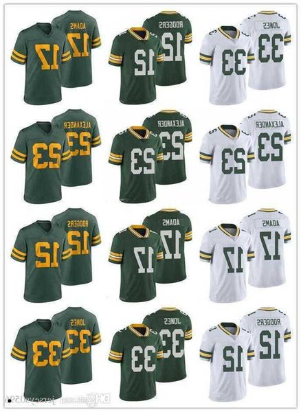 

football jerseys green bay''packers''12 aaron rodgers 23 jaire alexander, Black;red