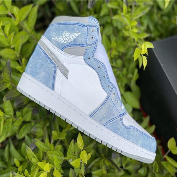 

portmarket mens cal adores basketball 1s jumpman 1 high og hyper women real men washed white blue luxurys designers chaussures284d