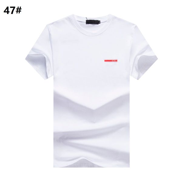 

men s women designer t shirts short summer fashion casual with brand letter embroidery designers clothing, White