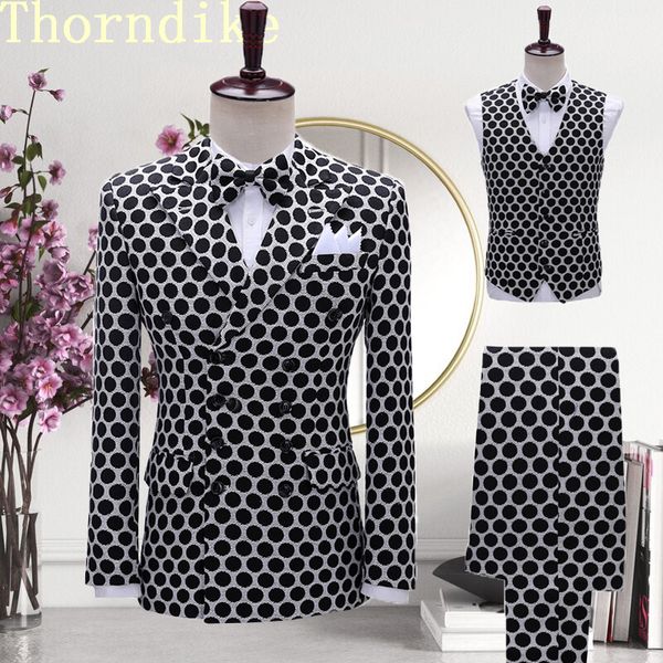 

men's suits & blazers thorndike fashion party costumes mens wedding jac 220823, White;black