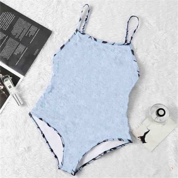 

women bathing suit sports bra vest pants leggings swimwear blue orange two piece print letter crop in stock 210407, White;black