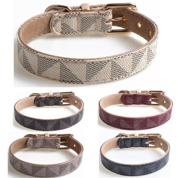 

designer dog collars and leash set sublimation printed pu leather dog collar soft firm pet leashes for small medium large dogs poo243t