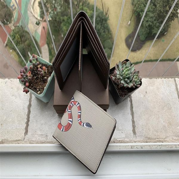 

2022 brand wallet designer men's leather short wallet wallet with box frame dust bag manual a variety of styles224h, Red;black