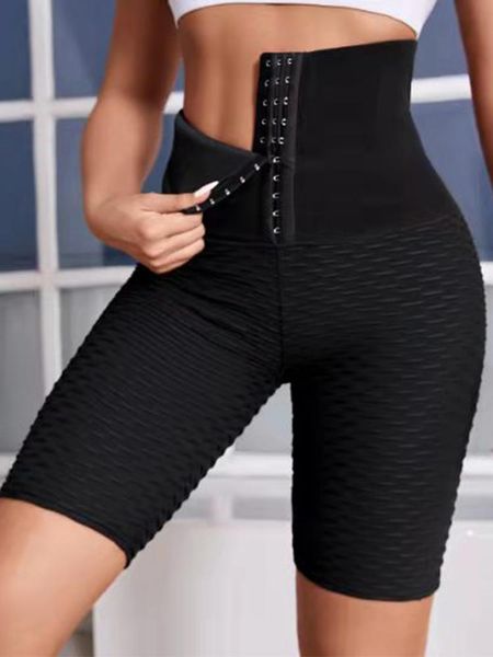 Abbigliamento da motociclista Pantaloncini sportivi slim Donna Vita alta Yoga Short Running Allenamento Tummy Control Push Up Fitness Gym TightsMoto