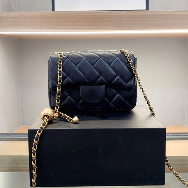

designer handbag shoulder chain bag clutch flap totes bags wallet check velour thread purse double letters solid hasp waist square stripes w