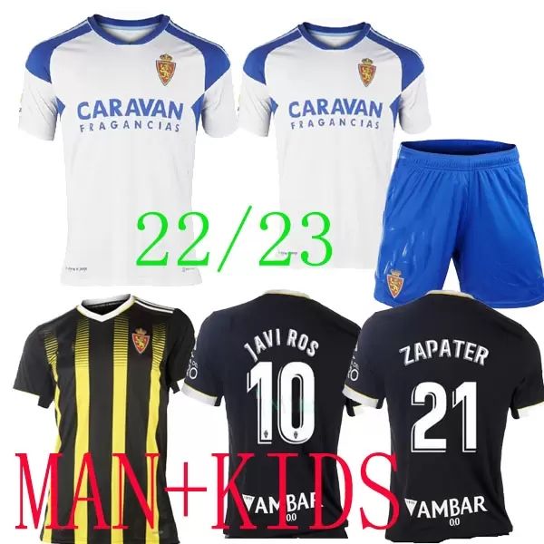

22 23 real zaragoza fran gamez soccer jerseys 21 22 zapater 2022 2023 jersey pombo shinji kagawa football shirts javi ros guti kids . suare, Black;yellow