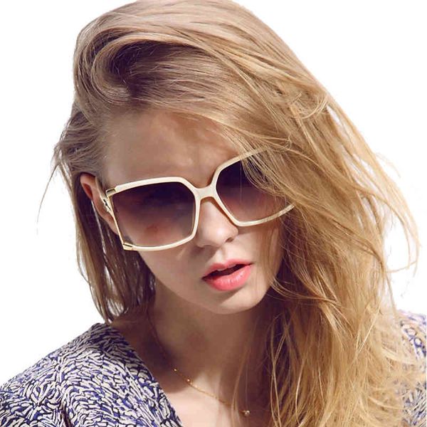 

trendy design oversized women sun glasses 2022 sunglasses woman, White;black