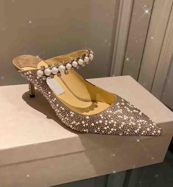 

fashion official quality london baily pumps for wedding dress bridal women pointed toe high heels ankle strap bailey p jimmys choos fhh, Black