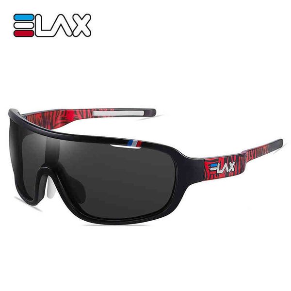 

cycling sunglasses elax brand new design outdoor men women uv400 sport eyewear running sun glasses mtb bike bicycle road goggles 220801, White;black