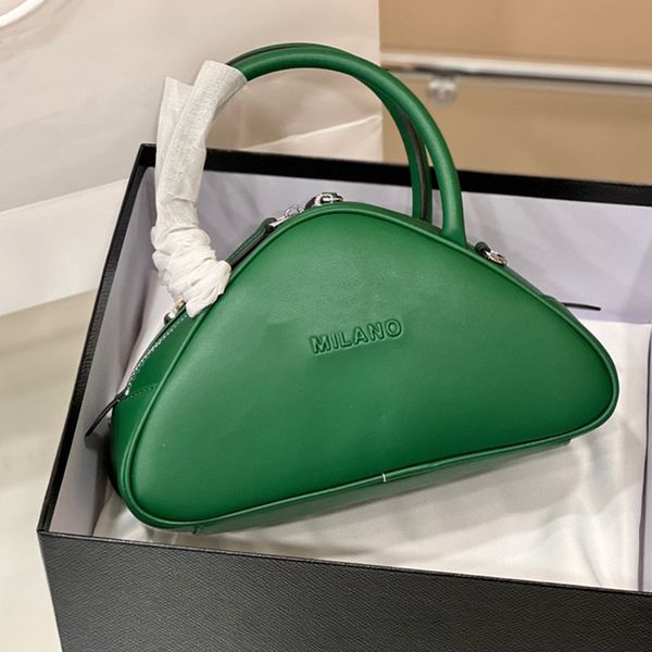 

triangular bag crossbody handbag women clutch bags real leather handbags flap wallet removable shoulder strap embossed letter zipper pocket