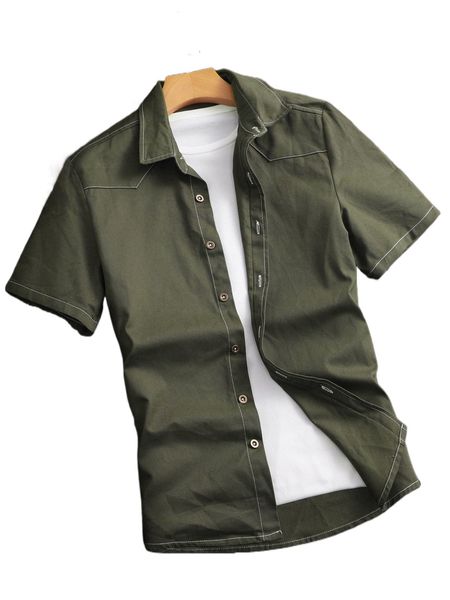 

men button up denim shirt without tee f6tk#, White;black