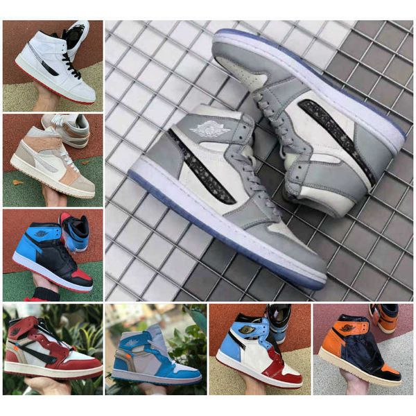 

jumpman 1s high og game royal unc basketball shoes mens shattered backboard 3.0 designer sports sneakers size 7-13