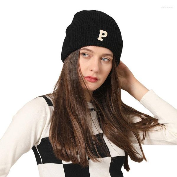 Feanie/crânio Caps Mulheres homens Ins inseto de rua Trendy Beanie Cap feminino Autumn Winter Knit Hat Casal Warm Delm22