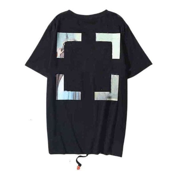 

off t shirt off men's t-shirts 2022 fashion br ow new, White;black