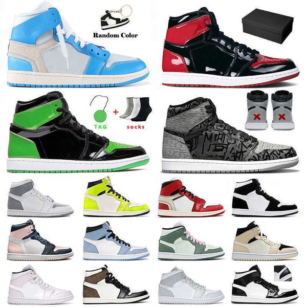 

basketball shoes jumpman 1 1s mens womens trainers panda stealth university blue white high og dark mocha off dutch green mid carbon fiber