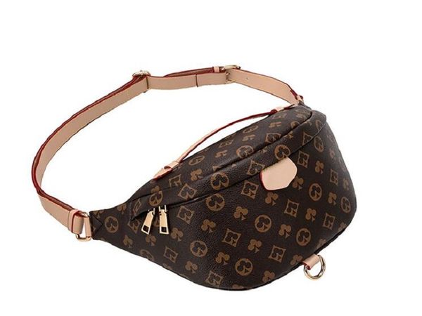 

2022stlye famous bumbag cross body fashion shoulder bag brown waist bags bum waist bags #m43644