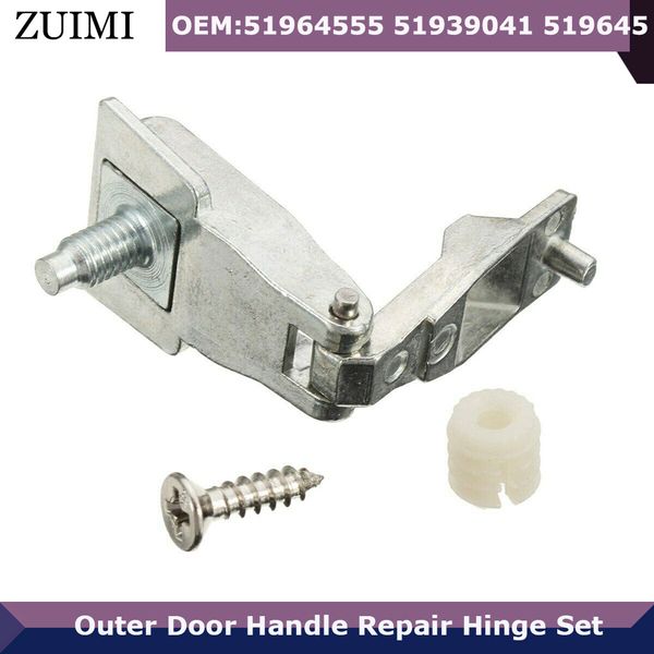 

outer door handle repair hinge set 51964555 51939041 519645 for fiat 500 2014-2018 passenger left driver right side door handle
