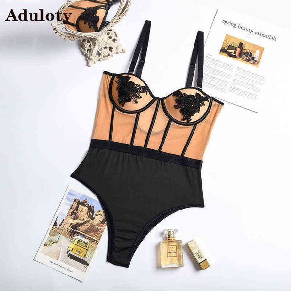 

nxy set fashion suspender exquisite embroidery teddy bodysuit slim comfortable backless fun body shaping clothes 0216, Red;black