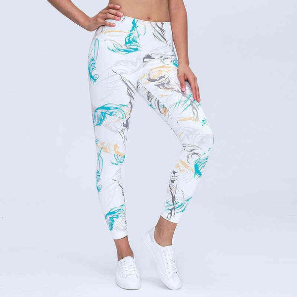

designer women's yoga pants 2022 autumn and winter decor yoga pants high waist slim running elastic hip lifting fitn pants, Black;white