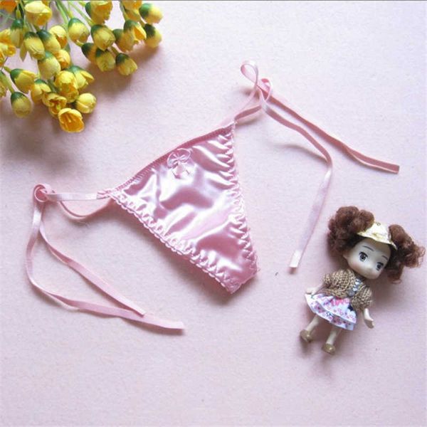 

2022 adultshop ye zimei' funny underwear female temptation t-string pants women' lace up lovely girl transparent, Red;black