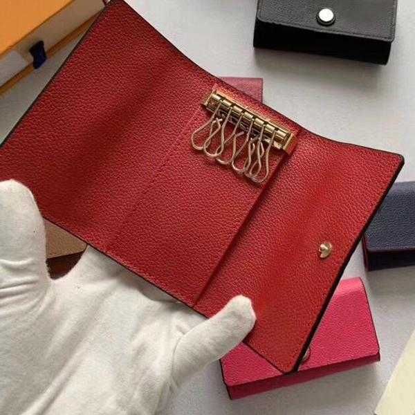 

quality genuinel leather key wallets mens shortwith box luxurys designers wallet womens purse credit card holder, Silver