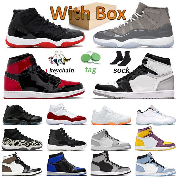 

designer 1 basketball shoes women 11s cool grey cherry jumpman 1s sneakers bred patent sports rebellionaire banned 11 authentic jumpmans men