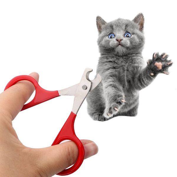 NEU Katzen-Nagelknipser für kleine Hunde und Katzen, professioneller Krallenschneider für Welpen, Haustier-Krallenschere, Trimmer, Fellpflege und Pflege, Katzenzubehör