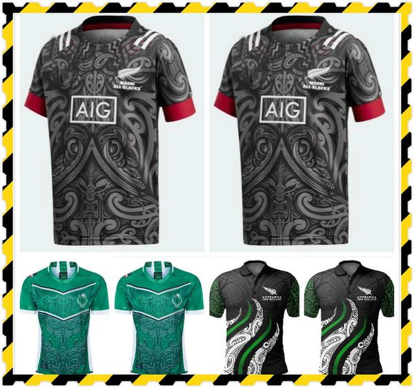 

20 21 maori all stars indigenous all stars rugby jersey size: s-5xl quality is perfect., Black;gray