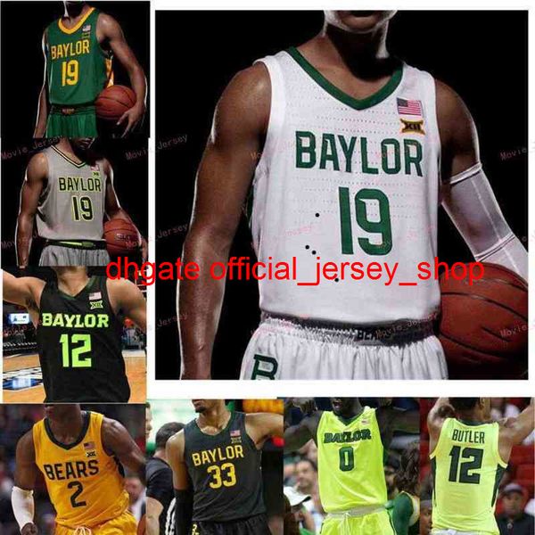 

jackson 13 custom moffatt stitched 15 obim okeke 2 devonte bandoo 22 jake lindsey 3 king mcclure baylor bears jersey, Gray