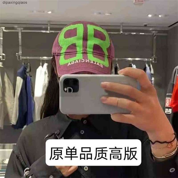 

balencaigass ball caps designer ball letter fashion brand paris big double b graffiti yapifeng street shooting show han fan men's and w, Blue;gray