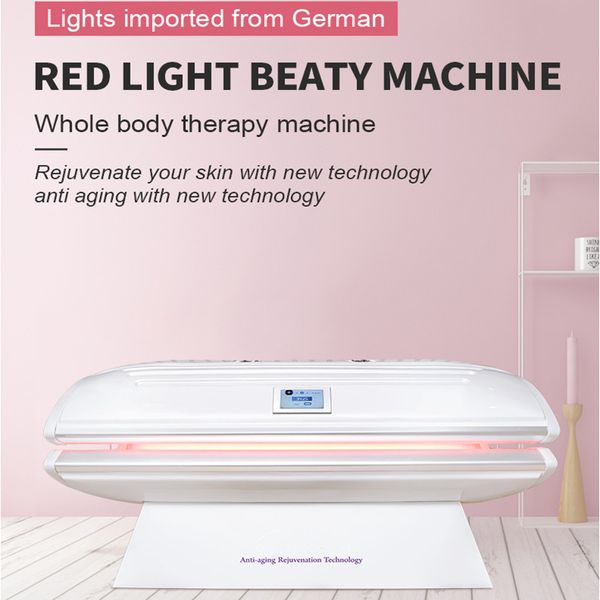 Rejuvenescimento da pele Beleza Skin Whitening Beding Red Light PDT Equipamento de tratamento de acne para beleza Terapia fotodinâmica de salão Máquina de banho de colágeno