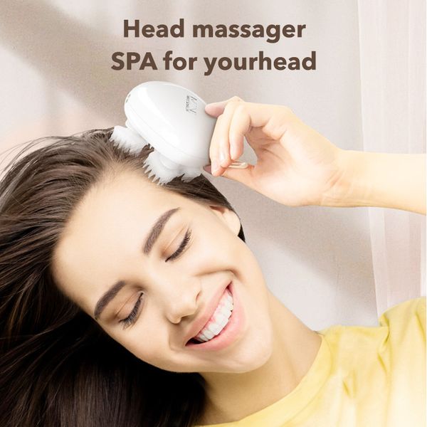 

mini head massager electric wireless head scalp massage device hair growth stress relax body back massager health care perfectio