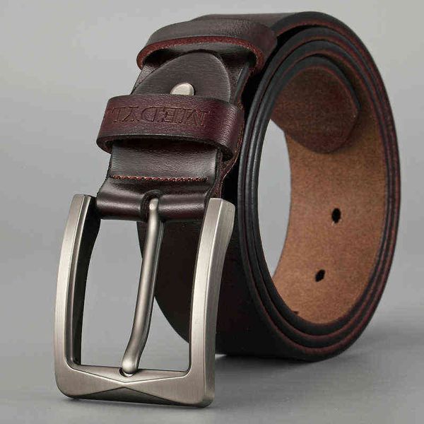 

nxy belts men's leather belt classic vintage buckle jeans sm07 220708, Black;brown