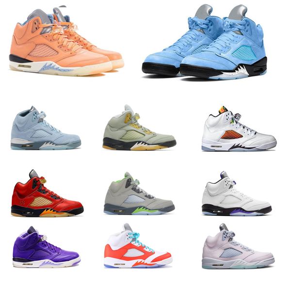 

jumpman 5s men basketball shoes green bean blue bird easter jade horizon women mens outdoor sports sneakers