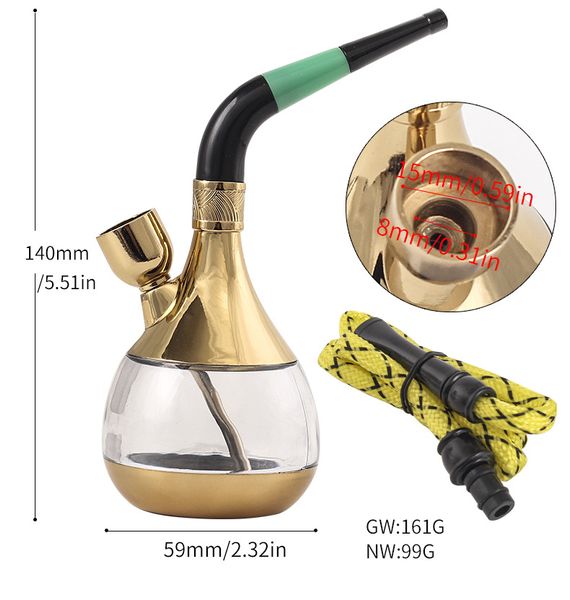 Accessori per tubo d'acqua del tabacco mini giaccino portatili