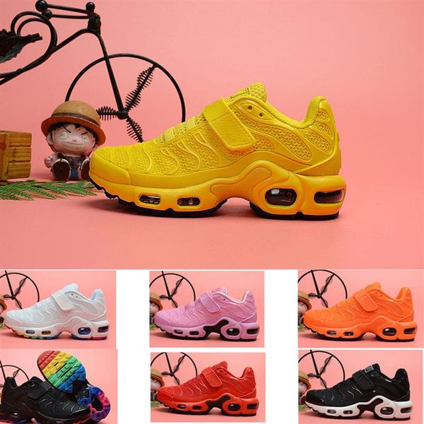 

tn plus ultra tuned trainer childrens kids running shoes boy girl youth kid sport sneaker size 28-35348q, Black