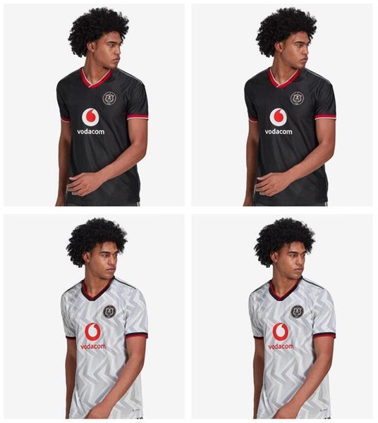 

orlando pirates soccer jerseys 22 23 home away jaune noir 2022 2023 africa maillot de foot mosele o pule mabasa lorch nyauza monyanes camise, Black;yellow