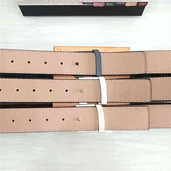 

2021 belts for jeans luxury design women needle buckle fashion letters plaid print golden belt imitation party favors with box sizexfjk, Black;brown