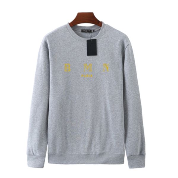 

2022 new b almain famous mens hip hop designer hoodie street cotton loose fit long sleeve men women hoodies sweatshirt sell, Black