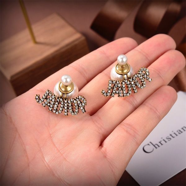 

the jewel online design accessories new pearl earrings, Golden