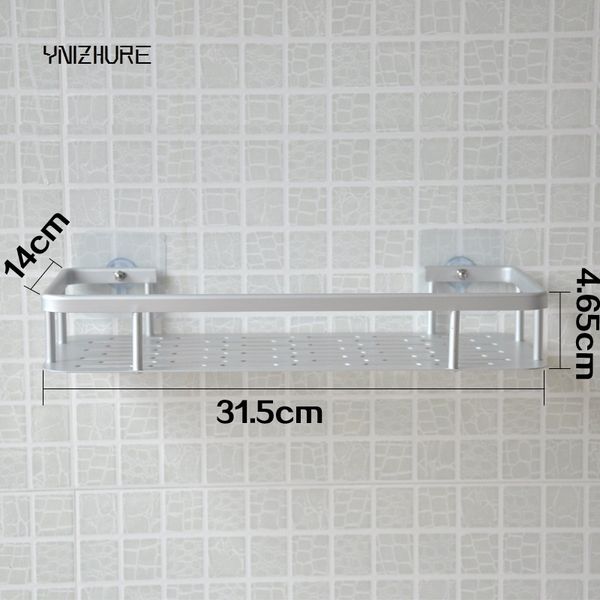 Кухня для ванной комнаты творческая полка присосание настенные настенные космические алюминиевые алюминиевые ногти без перфоратора y200407