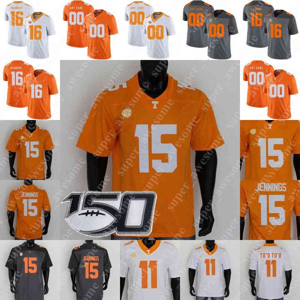 

tennessee volunteers jersey joe milton iii jalin hyatt hendon hooker jauan jennings josh palmer harrison bailey eric gray cade mays peyton, Black