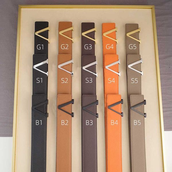

Luxury Designer Belts for man woman fashion Classic Genuine Leather Belt Multi-color buckle Width 4.0cm 15 Options High Quality